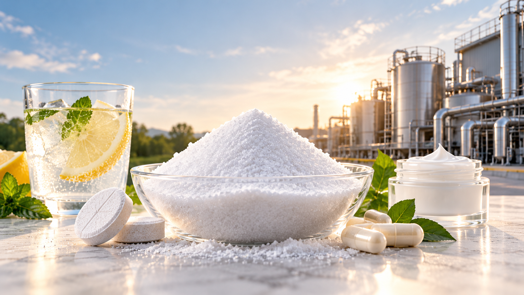 Citric acid used across food, pharmaceutical, nutraceutical, personal care and industrial applications